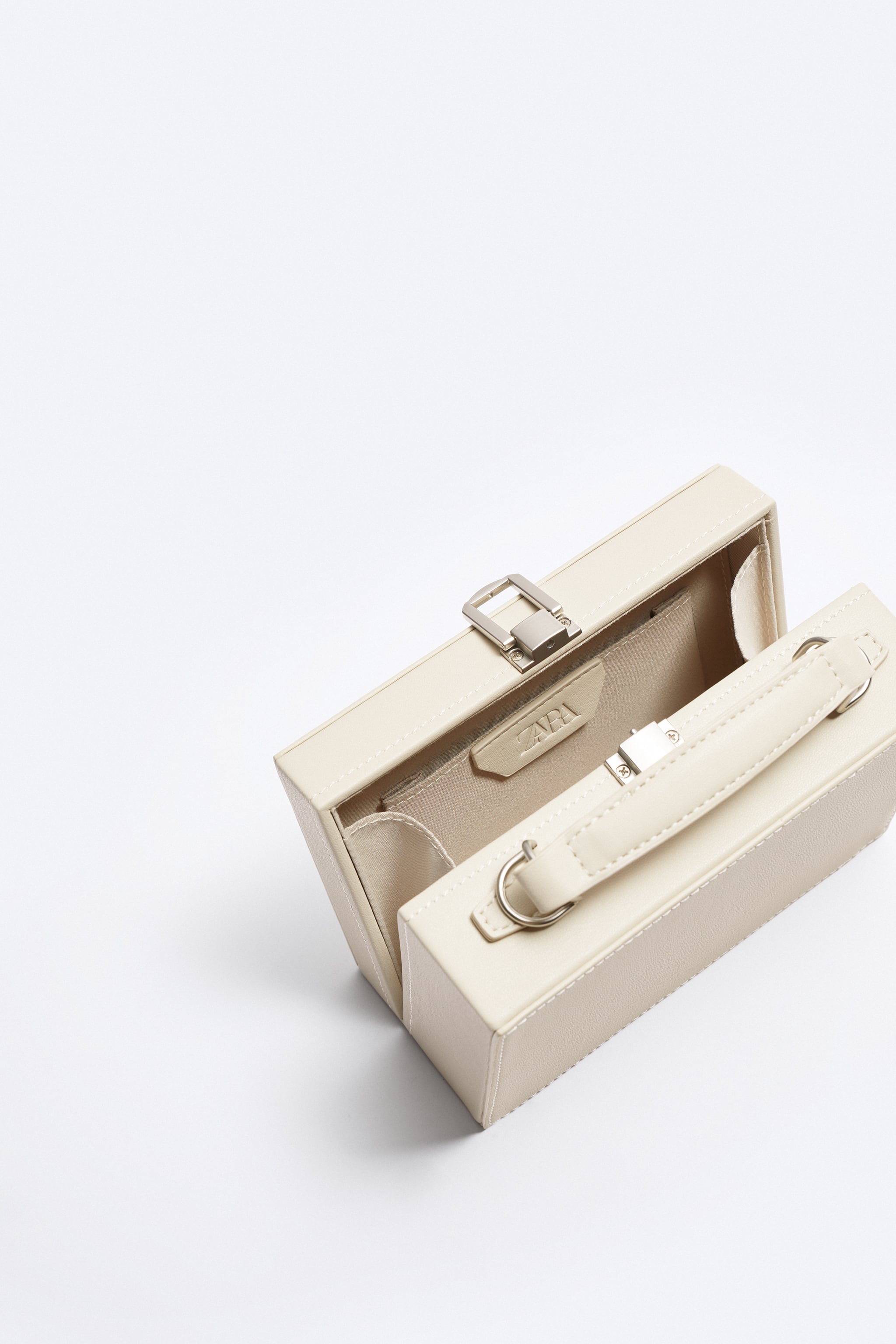 Arthur Rigid Crossbody Box Bag - Camel