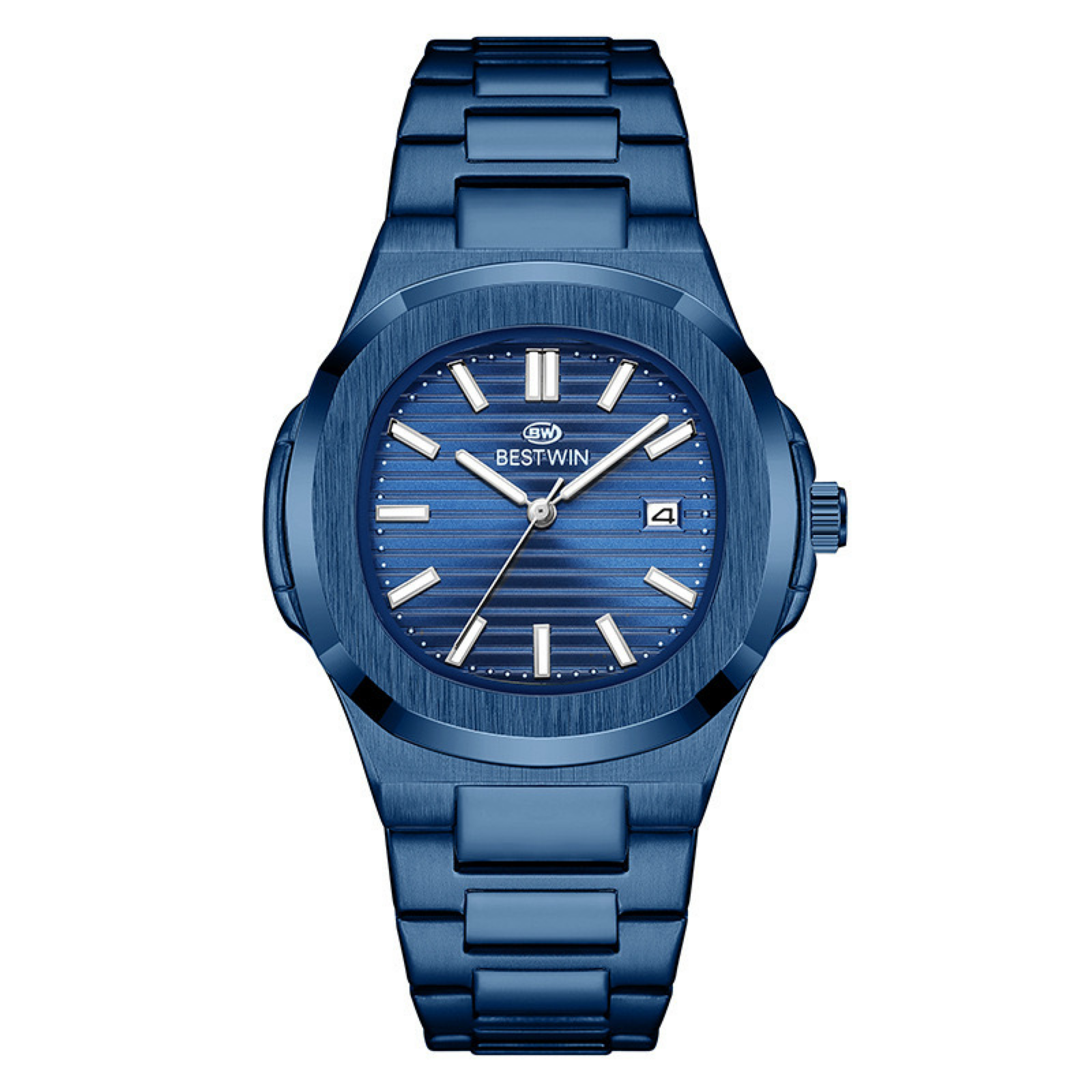 Aria Stainless Wristwatch - Blue-4