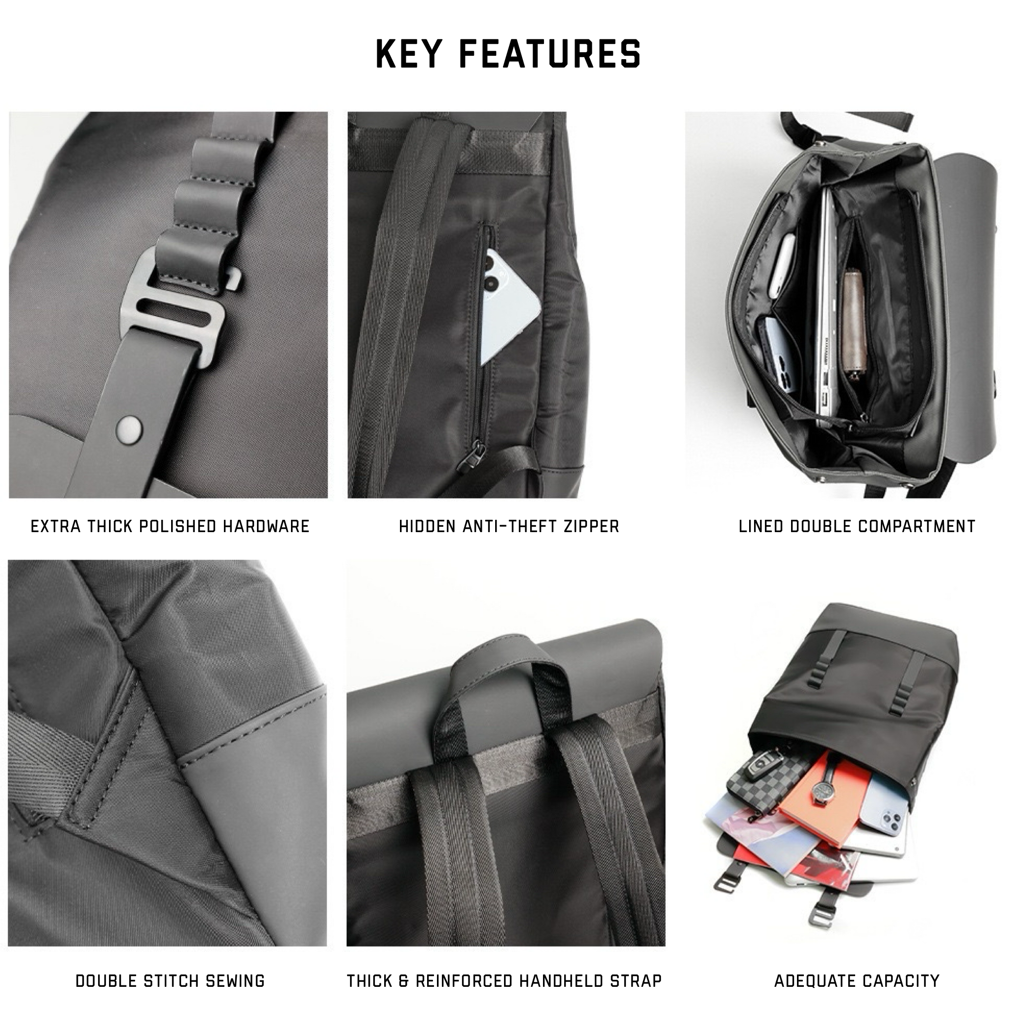 Axel Backpack - Black-11