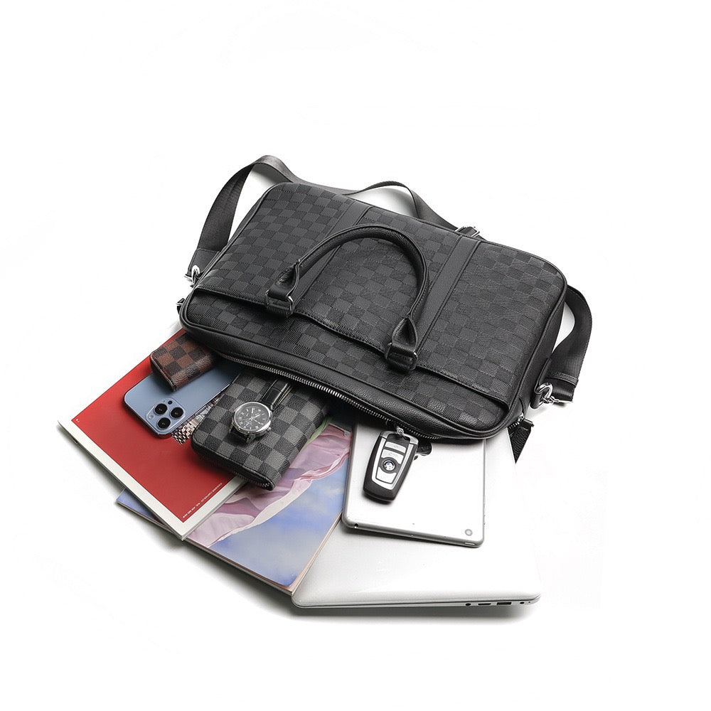 Asher Textured Laptop Bag