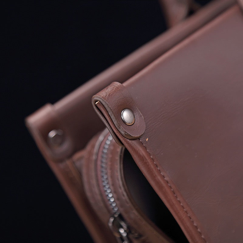 Aleah Satchel (Laptop) Bag - Brown