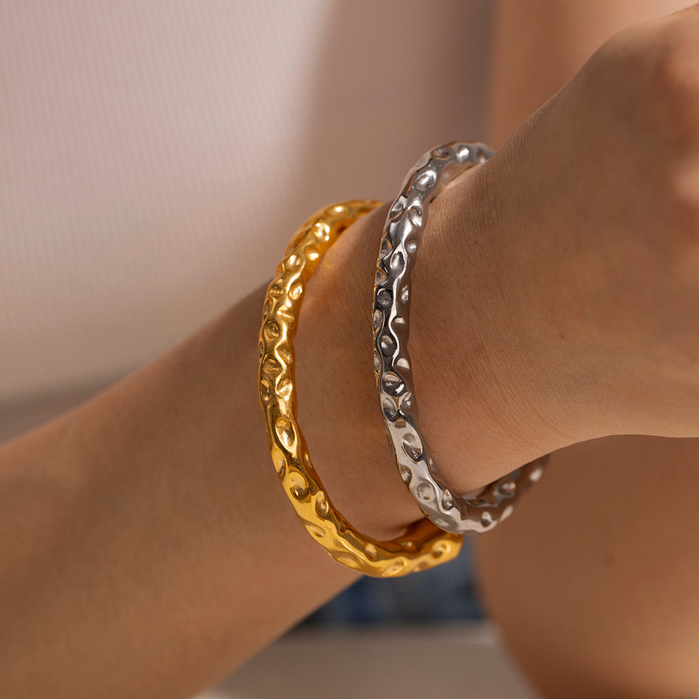 Casey 18K Titanium Stainless Steel Bracelet - Gold-6