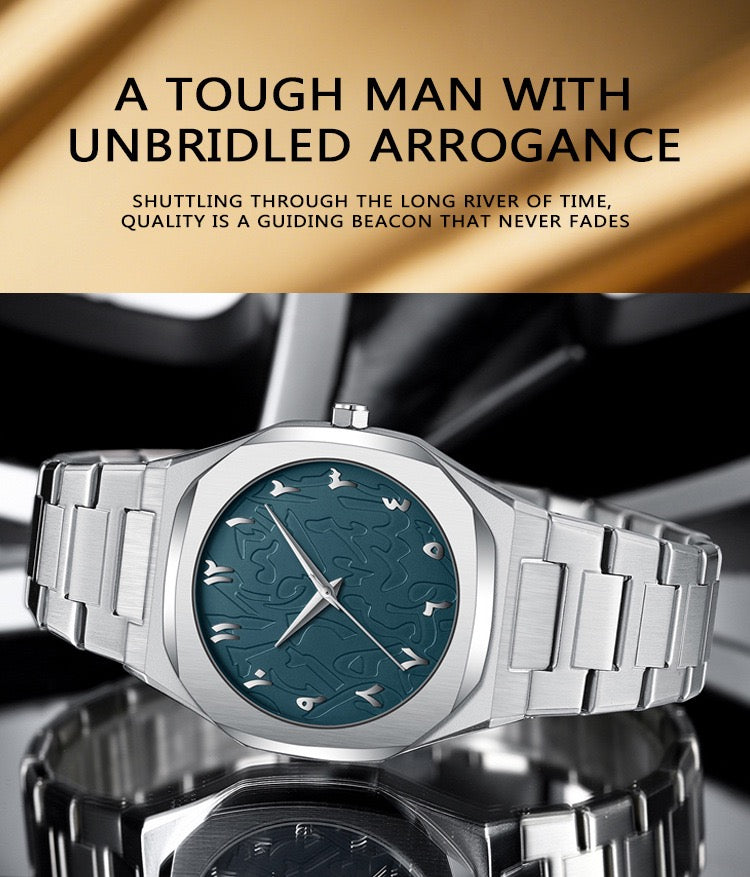 Alba Stainless Wristwatch - Black/Blue