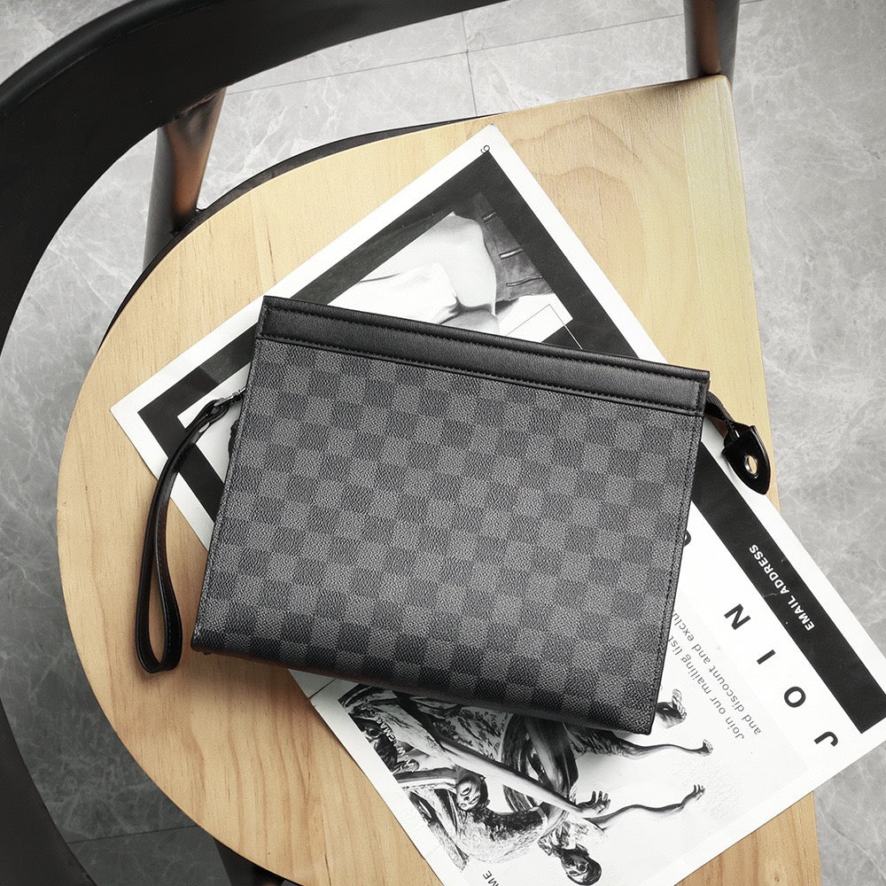 Alaia Embossed Zipper Purse