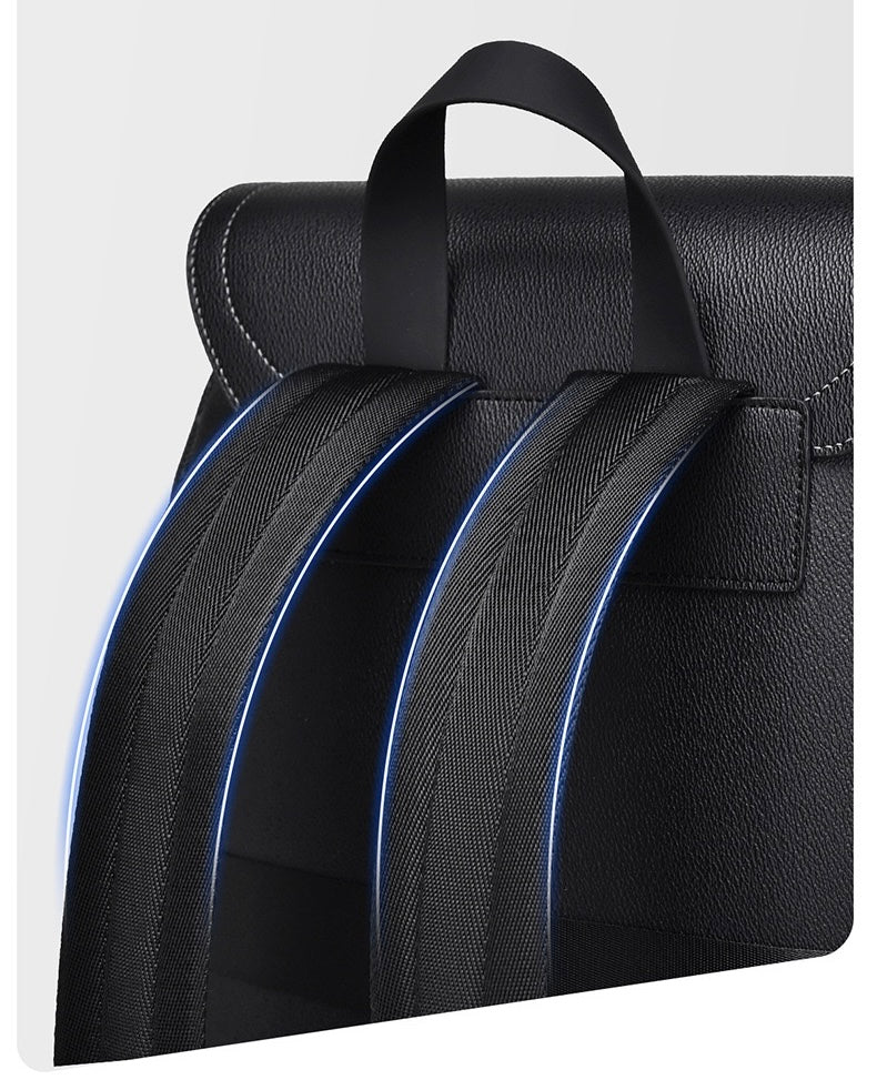 Anthony Heavy Duty Textured Backpack - Black