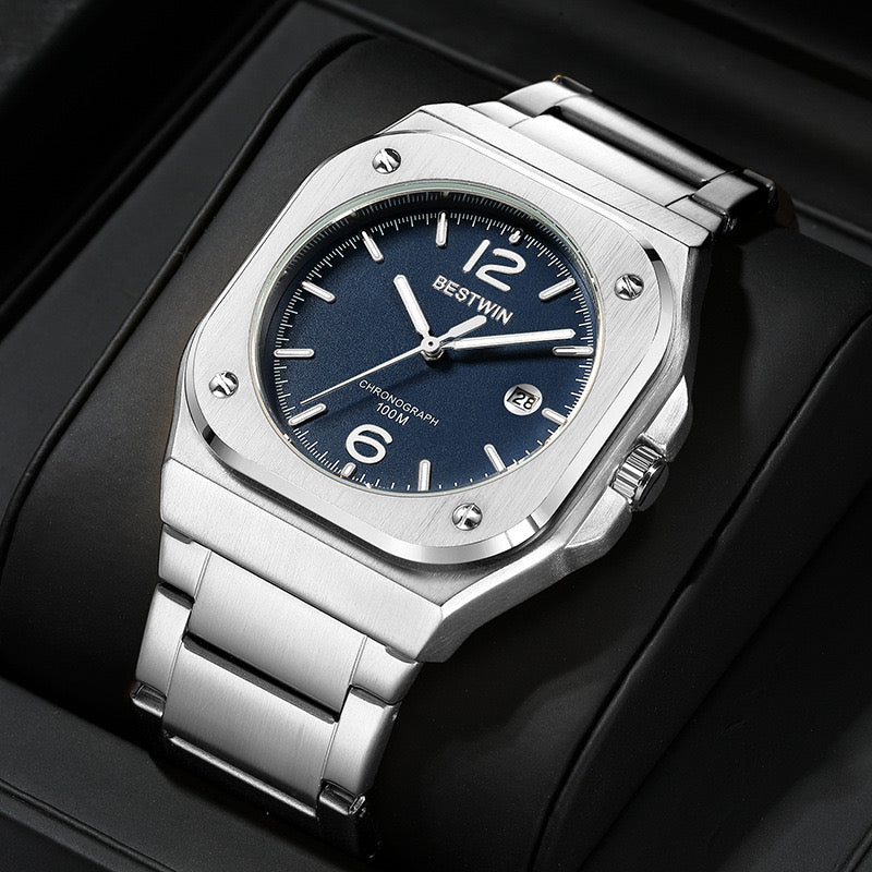 Alina Stainless Wristwatch - Silver-12