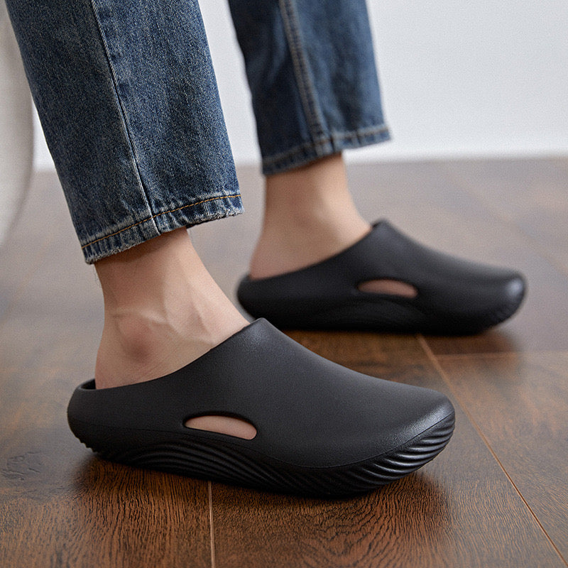Aimee Unisex Clogs - Black-3