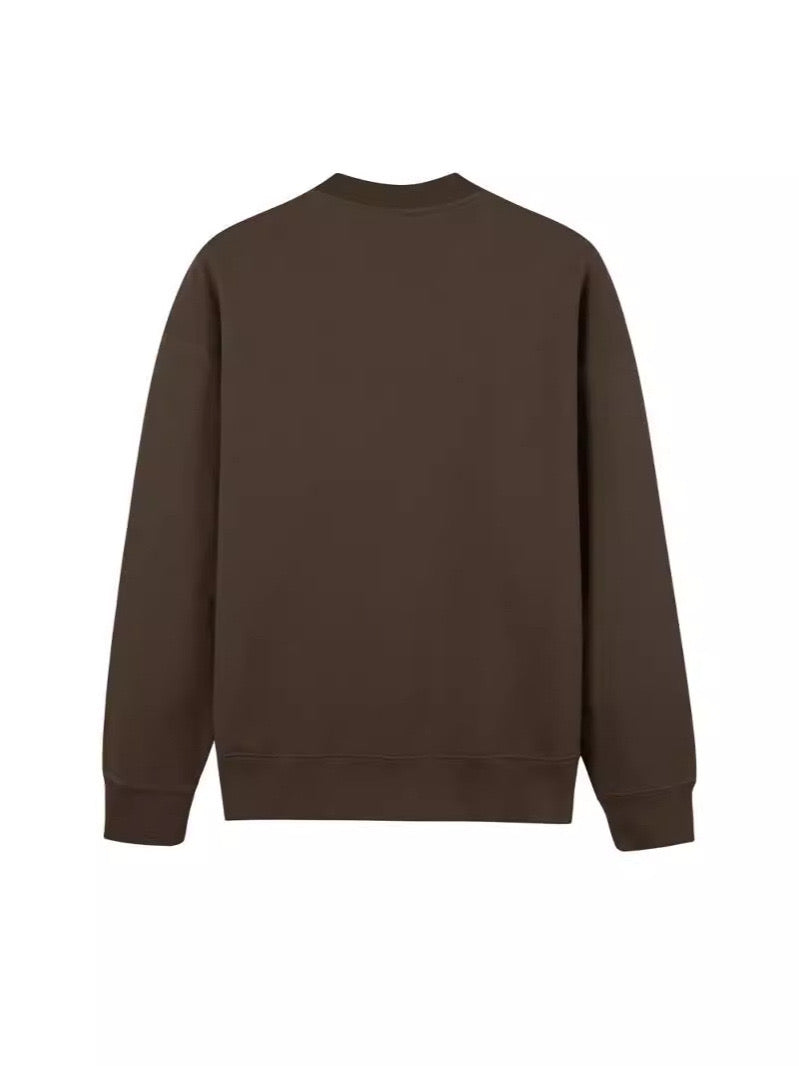 Cairo 380G Cozy Heavyweight Crewneck Sweatshirt - Coffee