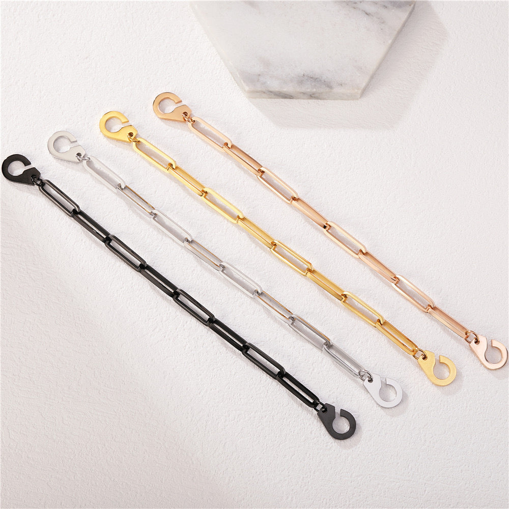 Chevelle Titanium Steel Link Bracelet