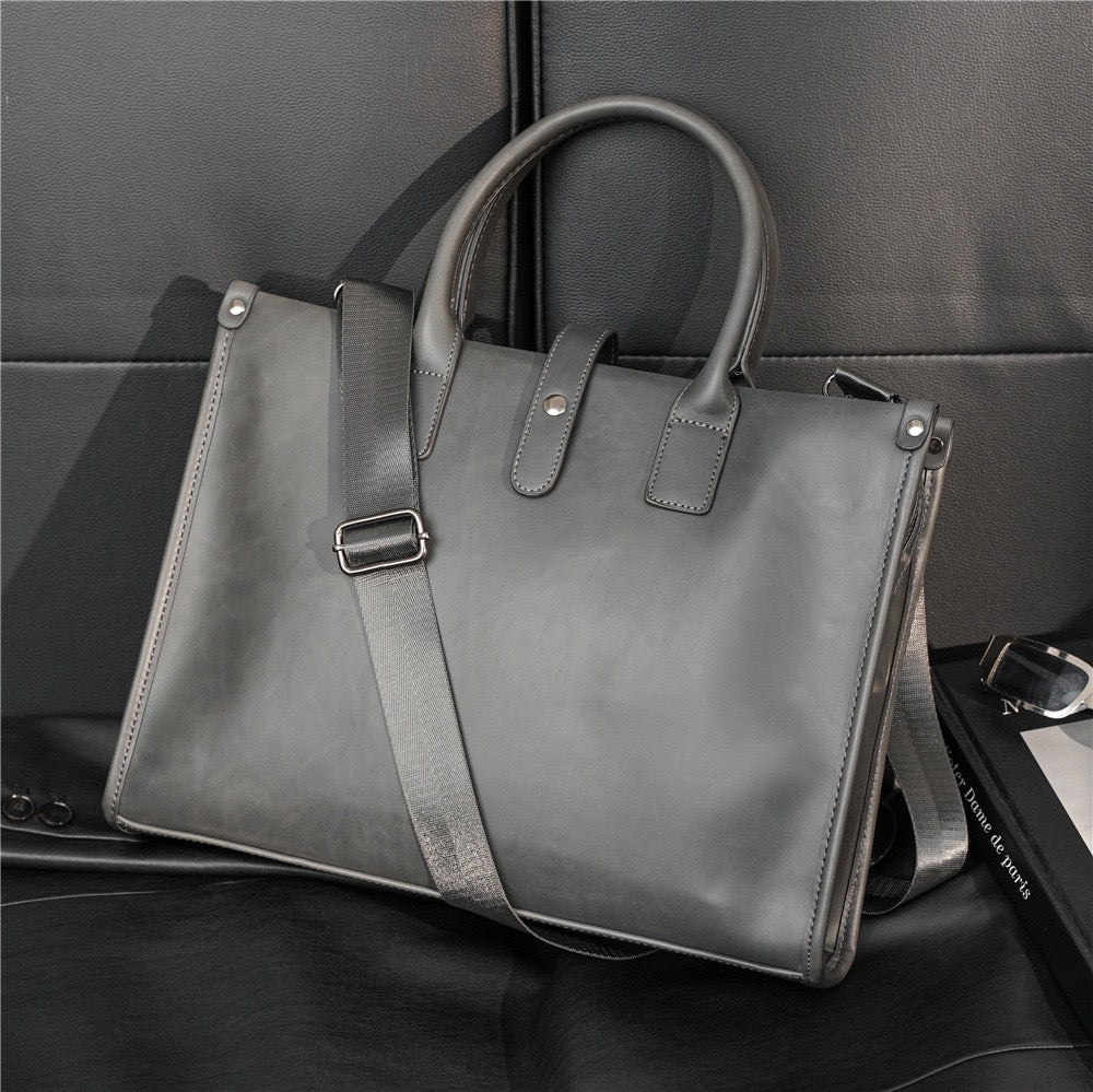 Aleah Satchel (Laptop) Bag - Grey