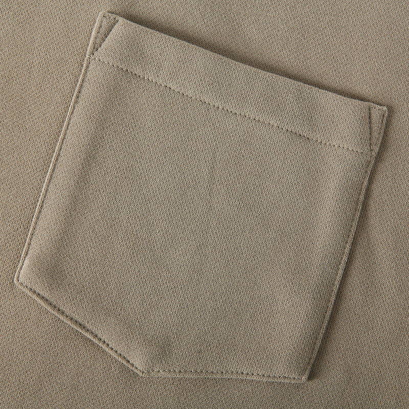 Cairo 380G Cozy Heavyweight Crewneck Sweatshirt - Khaki