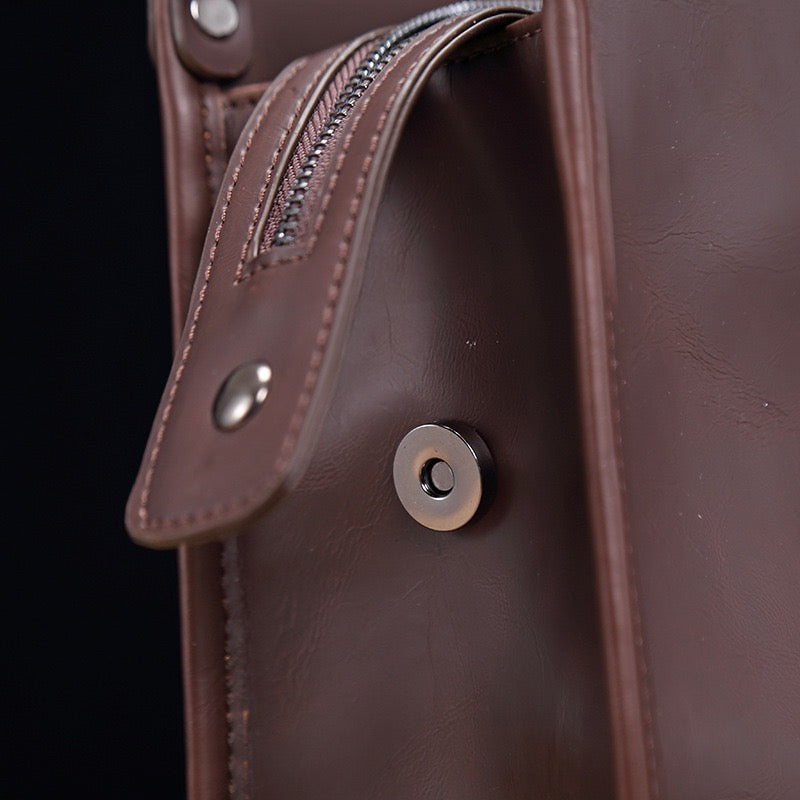 Aleah Satchel (Laptop) Bag - Brown