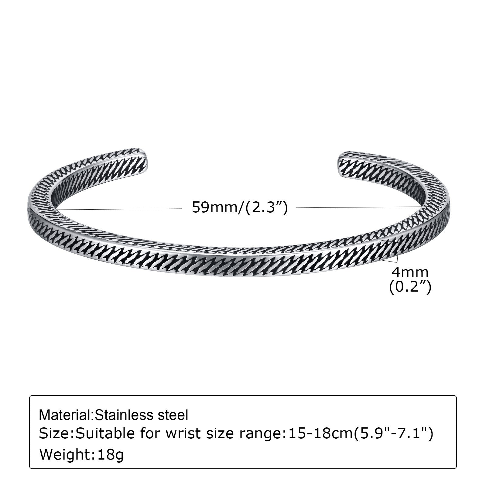 Castiel Titanium Steel Bracelet-2