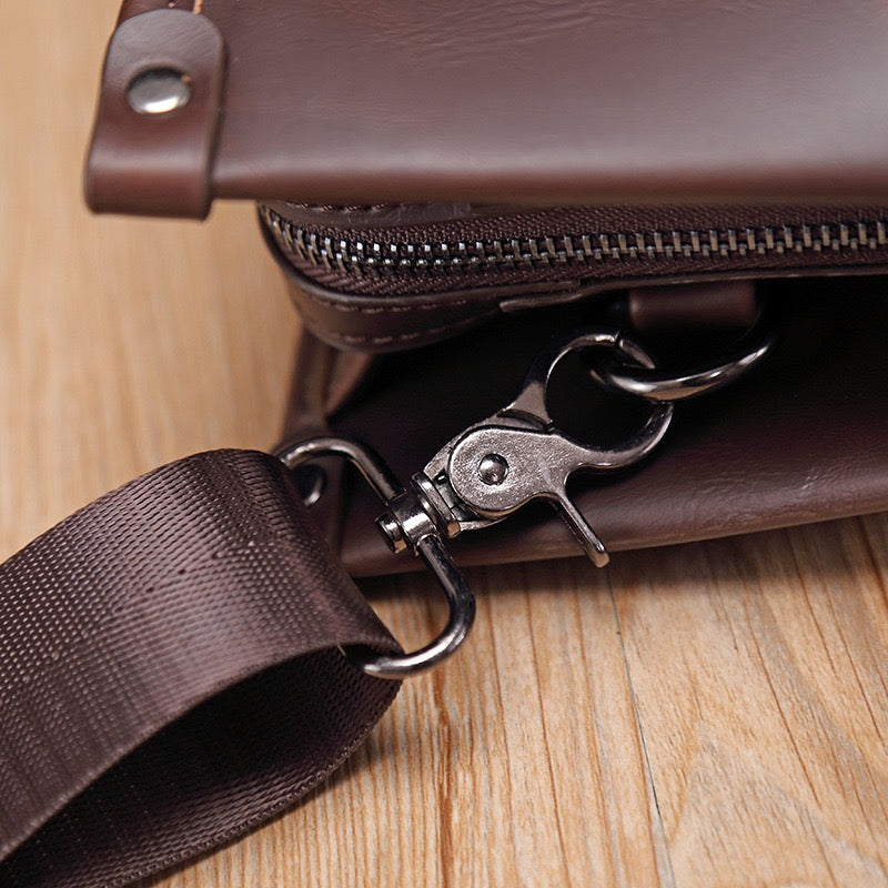 Aleah Satchel (Laptop) Bag - Brown