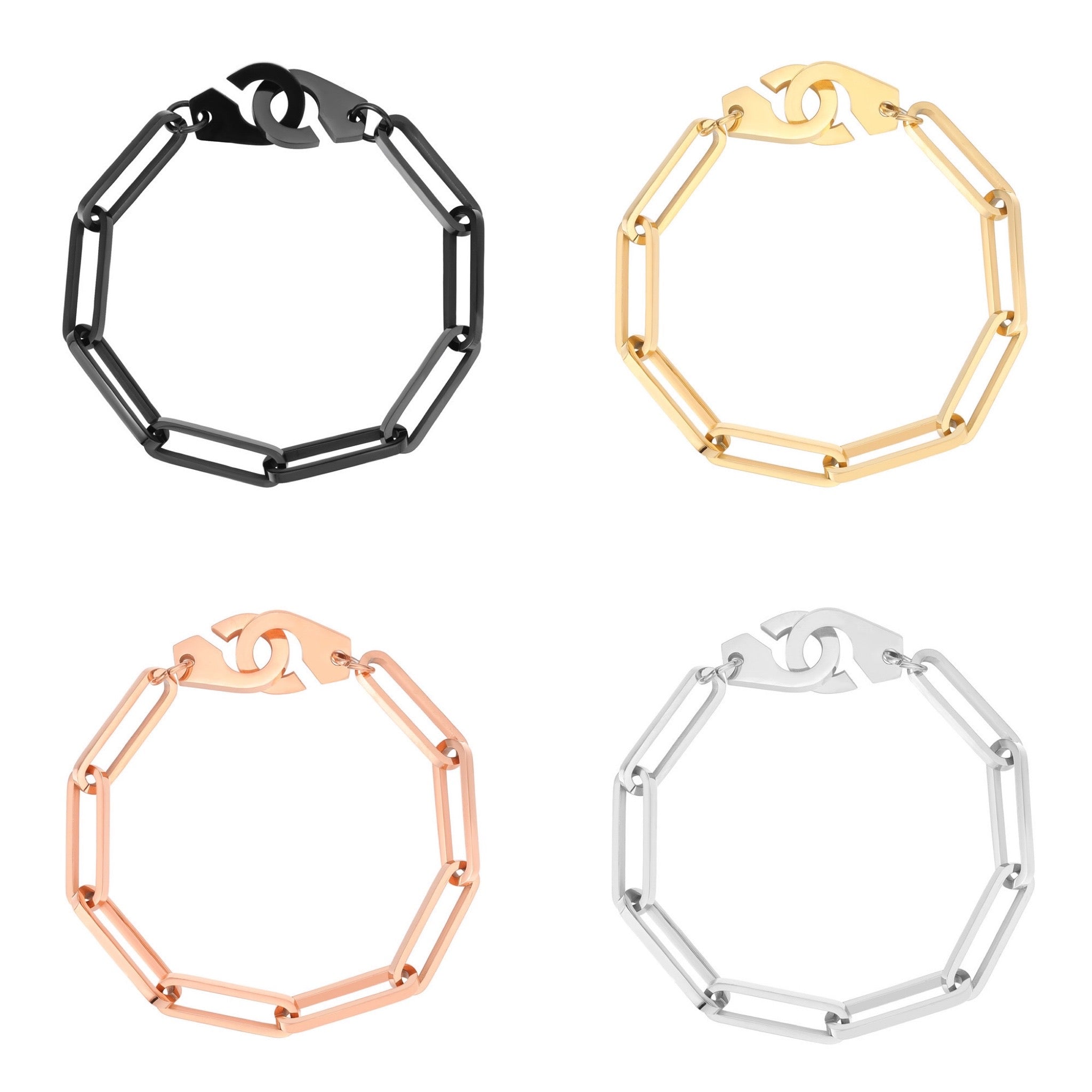 Chevelle Titanium Steel Link Bracelet