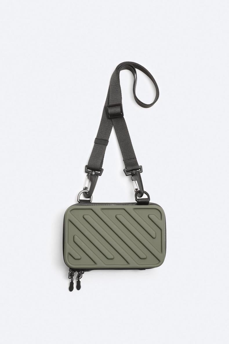 Arnold Rigid Crossbody Bag - Olive