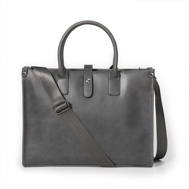Aleah Satchel (Laptop) Bag - Grey