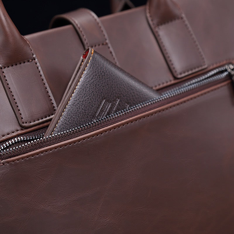 Aleah Satchel (Laptop) Bag - Brown