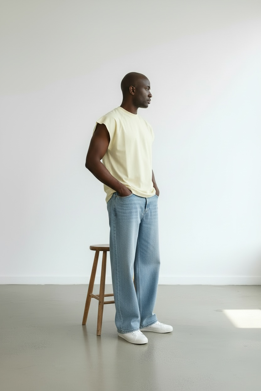 Callie 2.0 310GSM Raglan Raw-Hem Tshirt (Premium Quality) - Milk