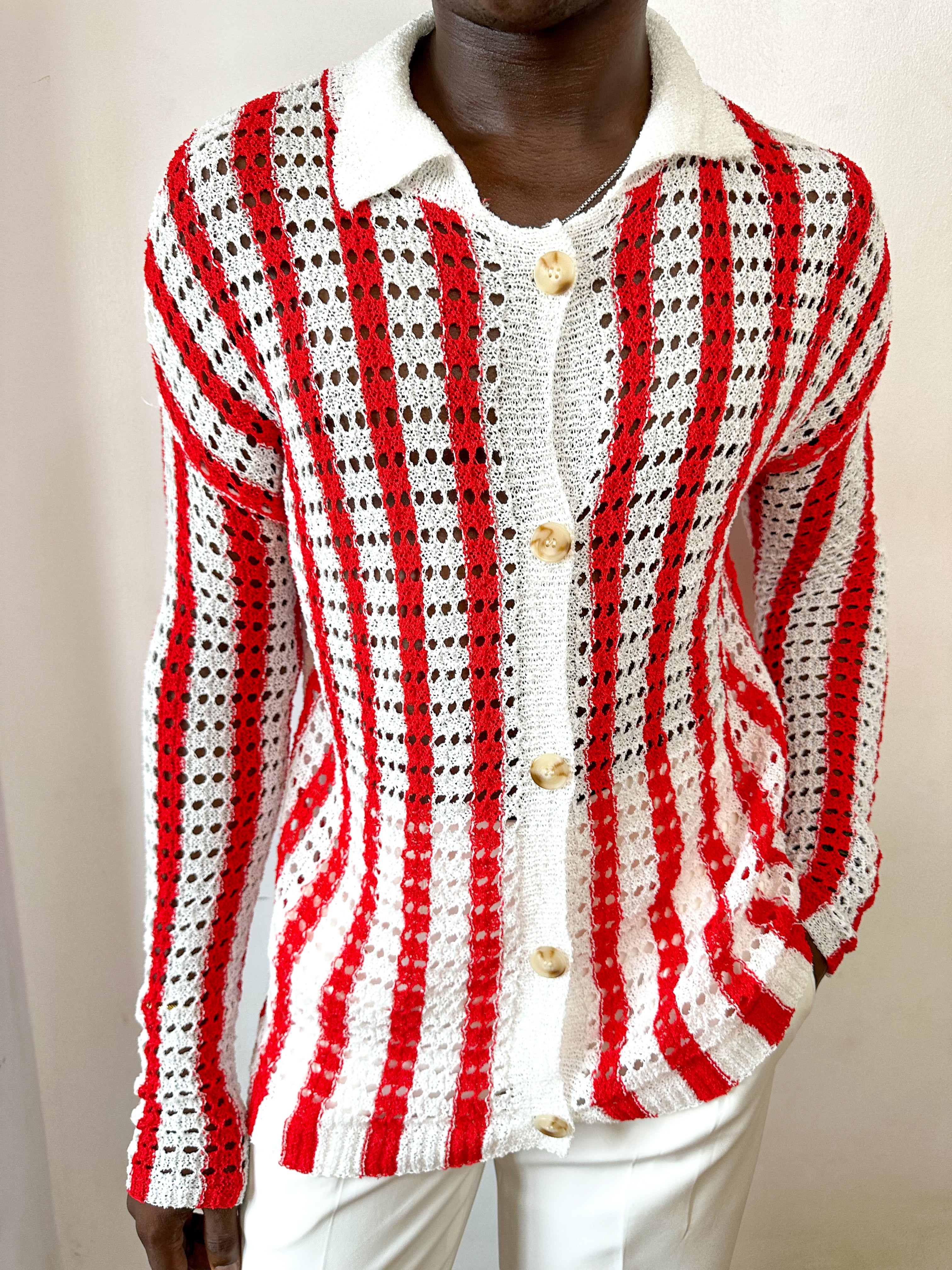 Carly Button Down Stripe Viscose Shirt