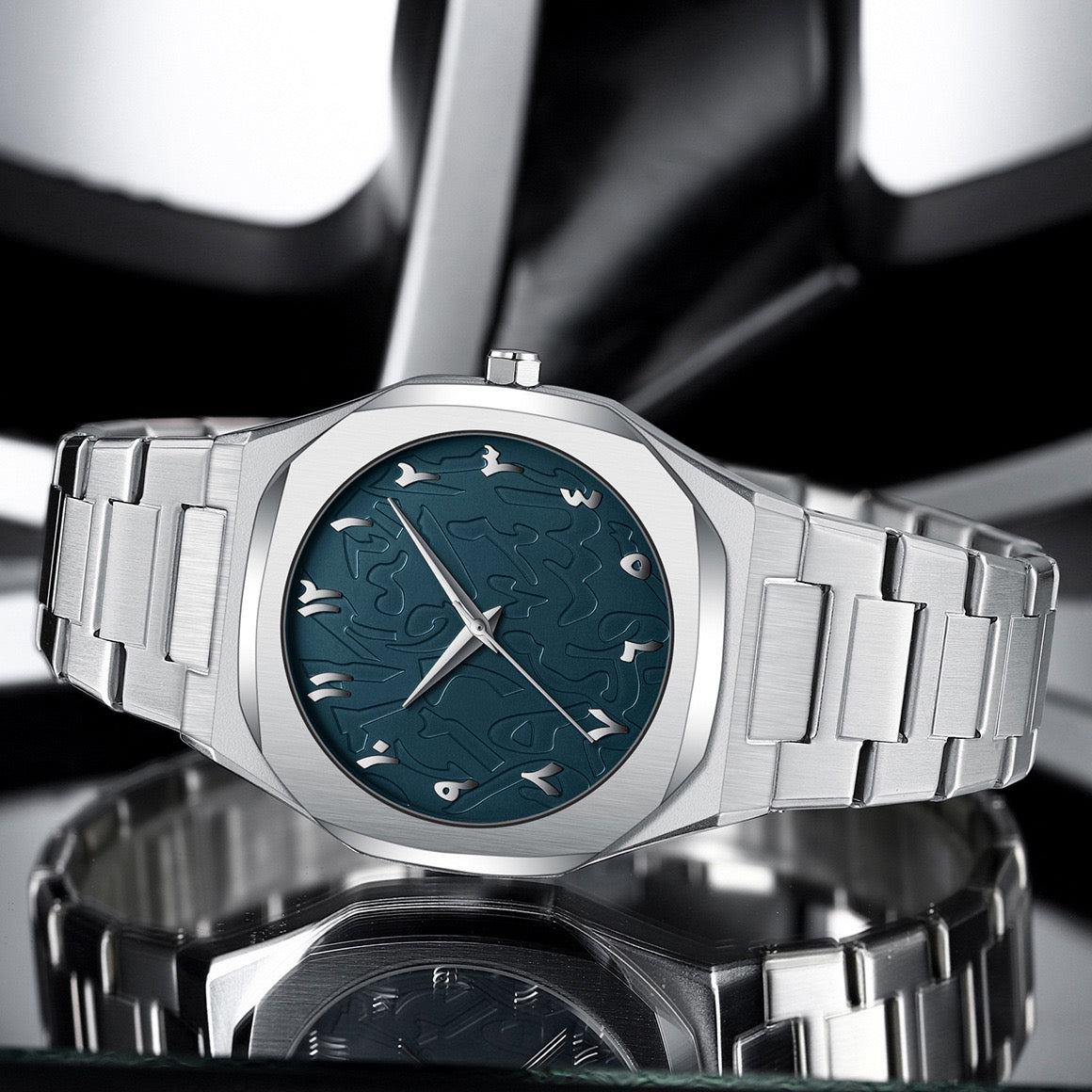 Alba Stainless Wristwatch - Silver/Blue