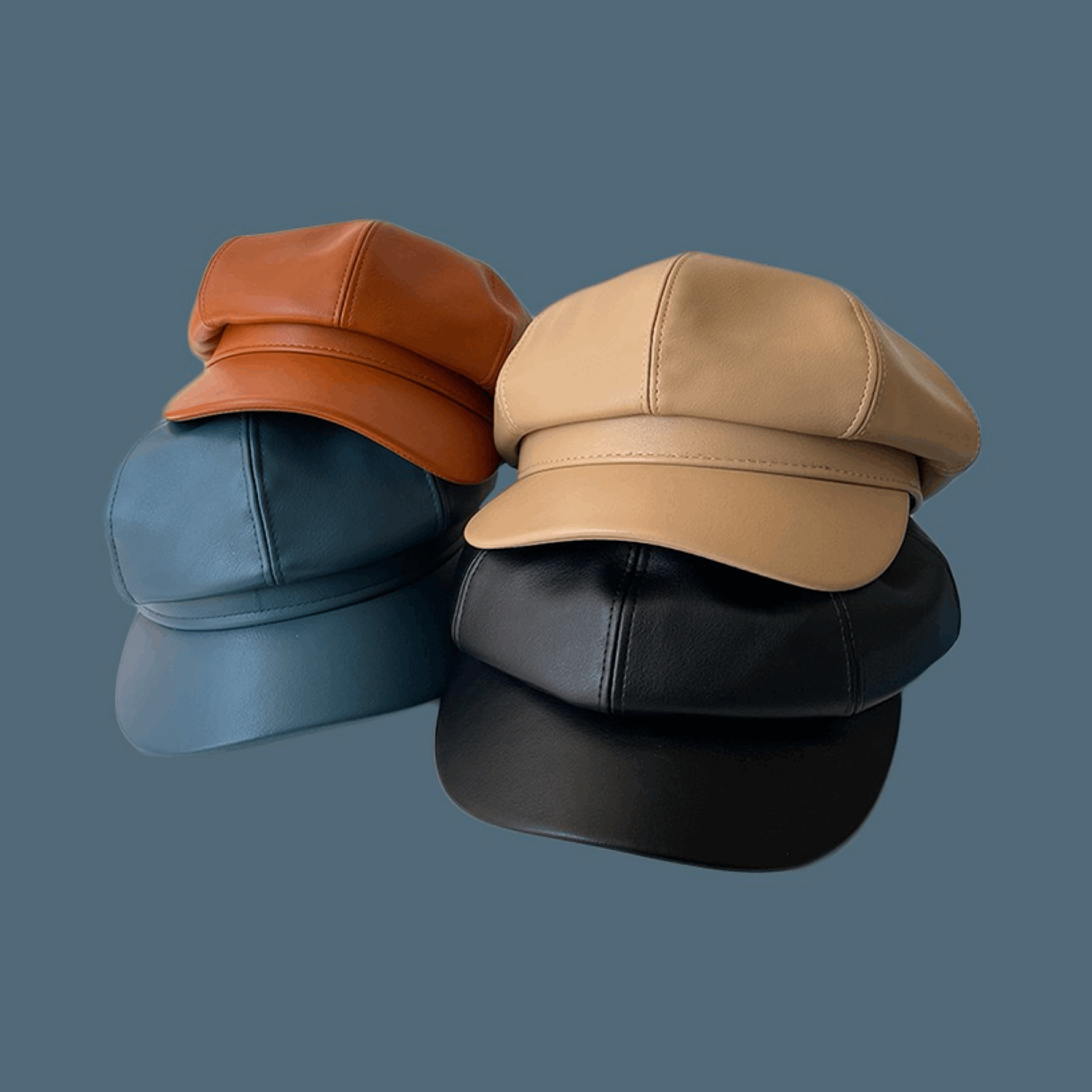 Adair Retro Leather Cap