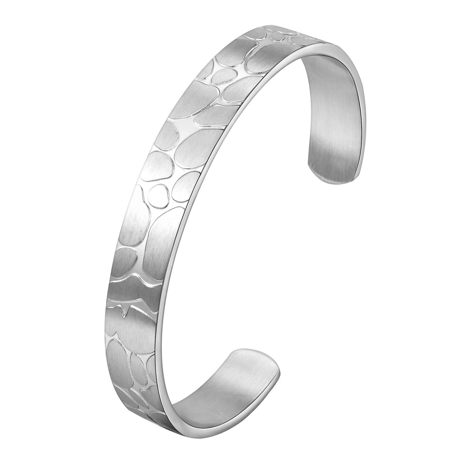 Cairo Etched Titanium Steel Bracelet-3