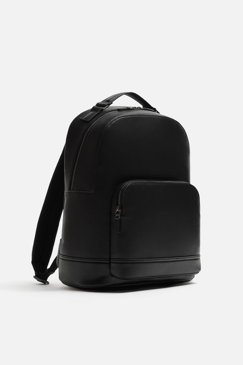 Alison Embossed Backpack - Black