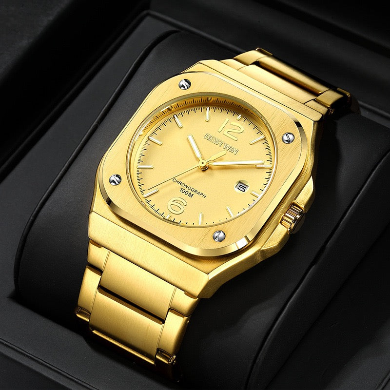 Alina Stainless Wristwatch - Gold