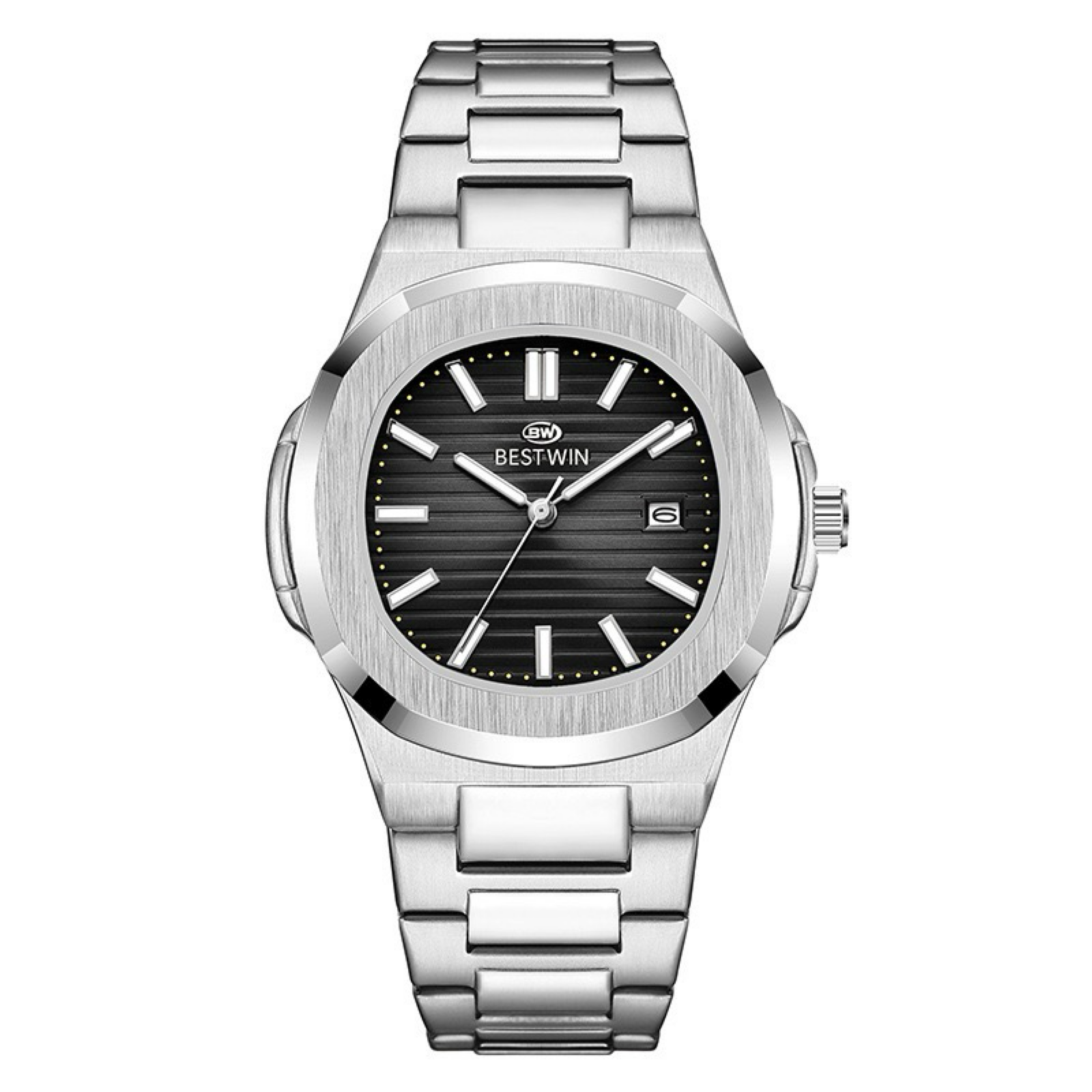Aria Stainless Wristwatch - Silver/Black