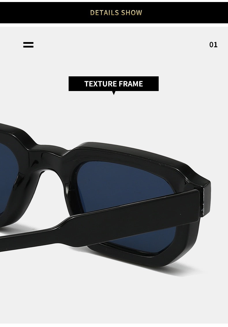 Adonis Unisex Glasses - Black/Blue