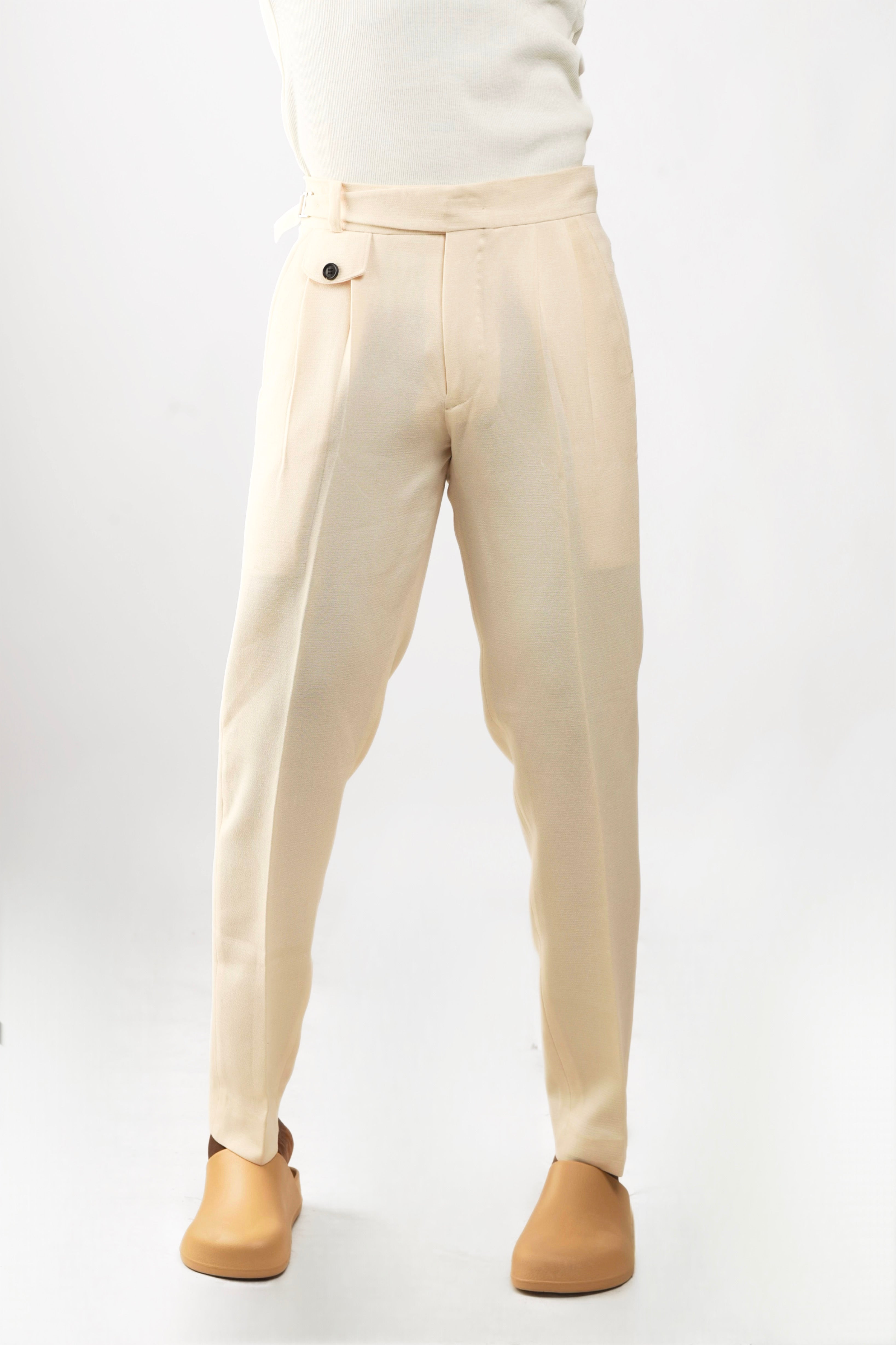 Cairo Oxford Workwear Regular Fit Trouser - Oatmeal