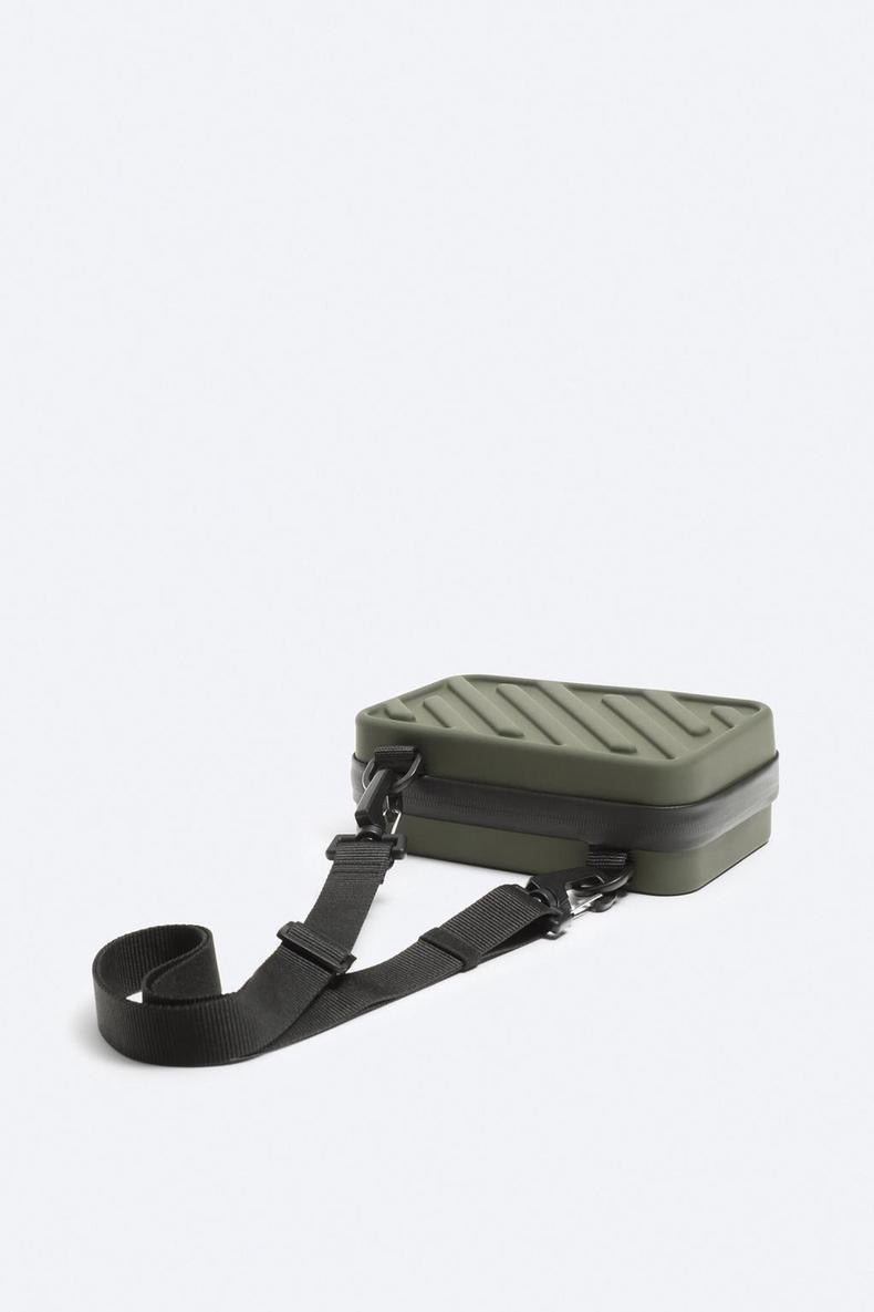 Arnold Rigid Crossbody Bag - Olive