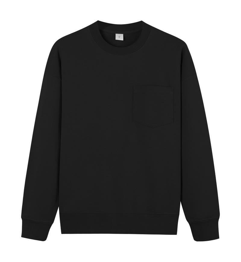 Cairo 380G Cozy Heavyweight Crewneck Sweatshirt - Black