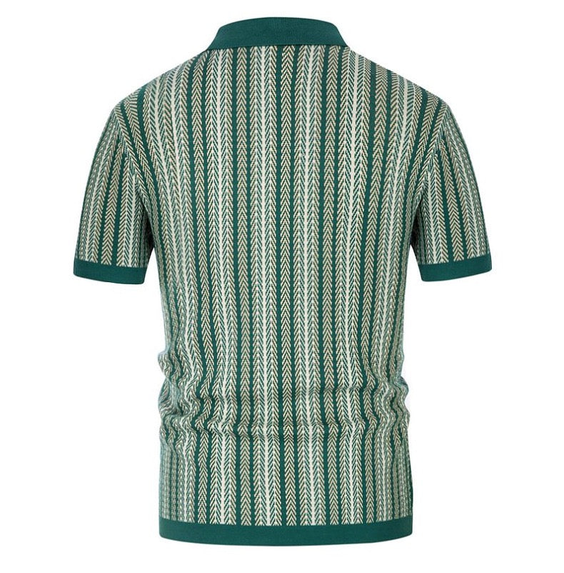 Cairo Button Down Leaf Print Viscose Shirt-zoom-19