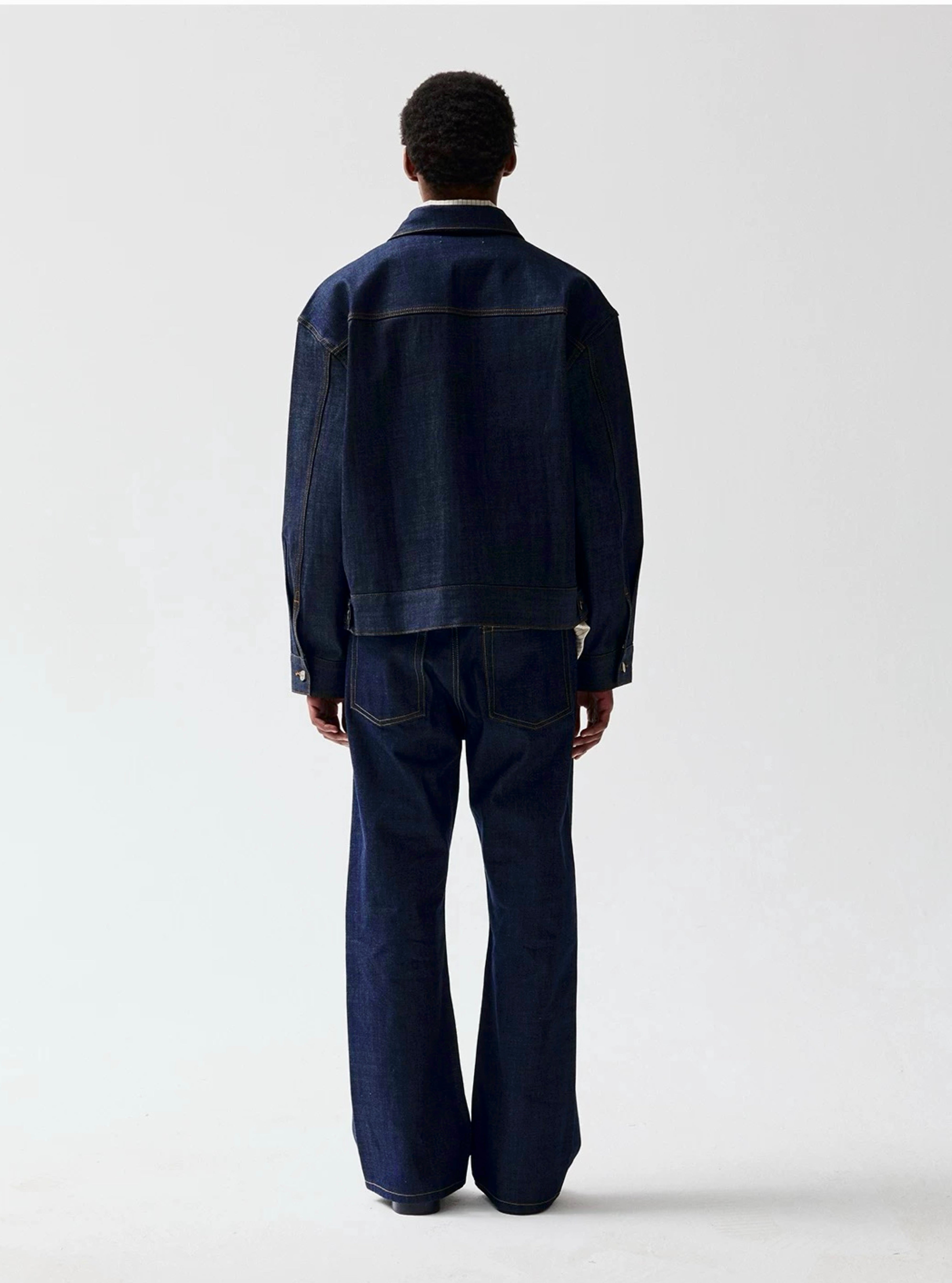 Noir Indigo Denim Jacket (RAW DENIM)