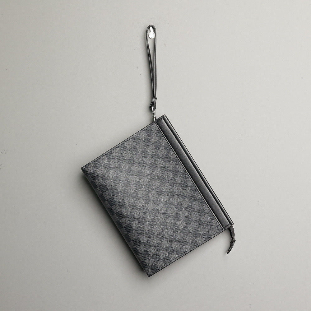 Alaia Embossed Zipper Purse