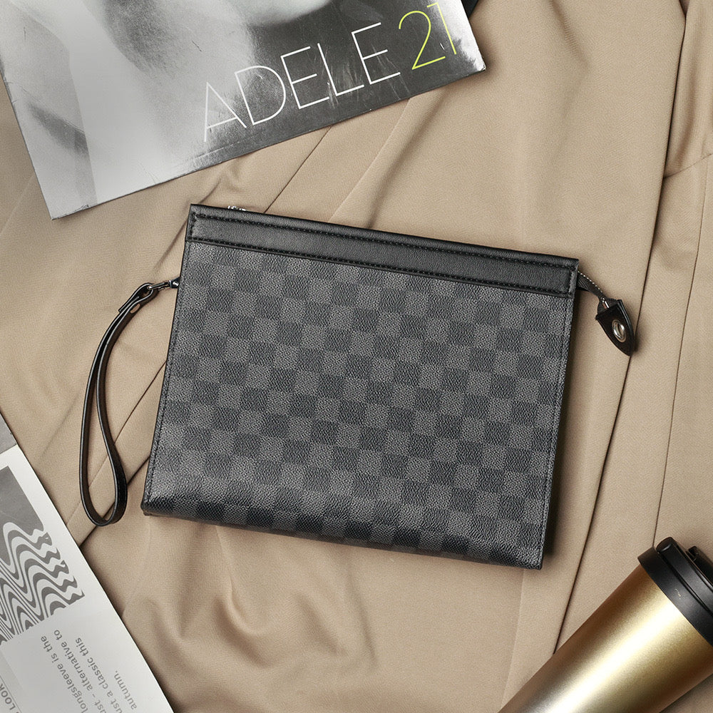 Alaia Embossed Zipper Purse