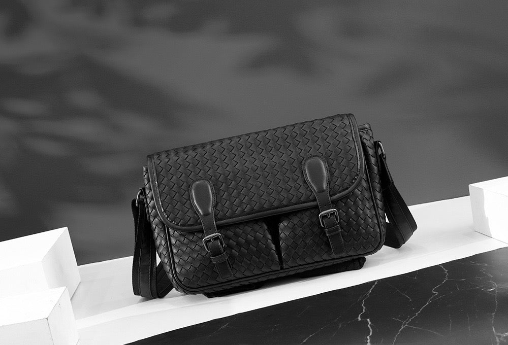 Alexis Textured Satchel Messenger Bag-5