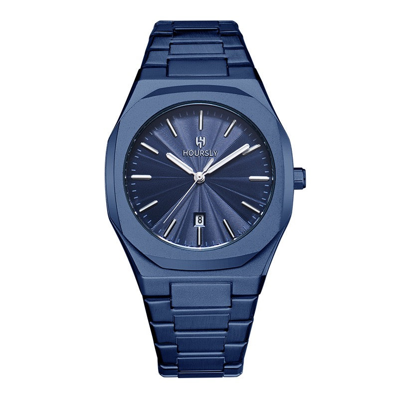 Adonis Stainless Wristwatch - Blue