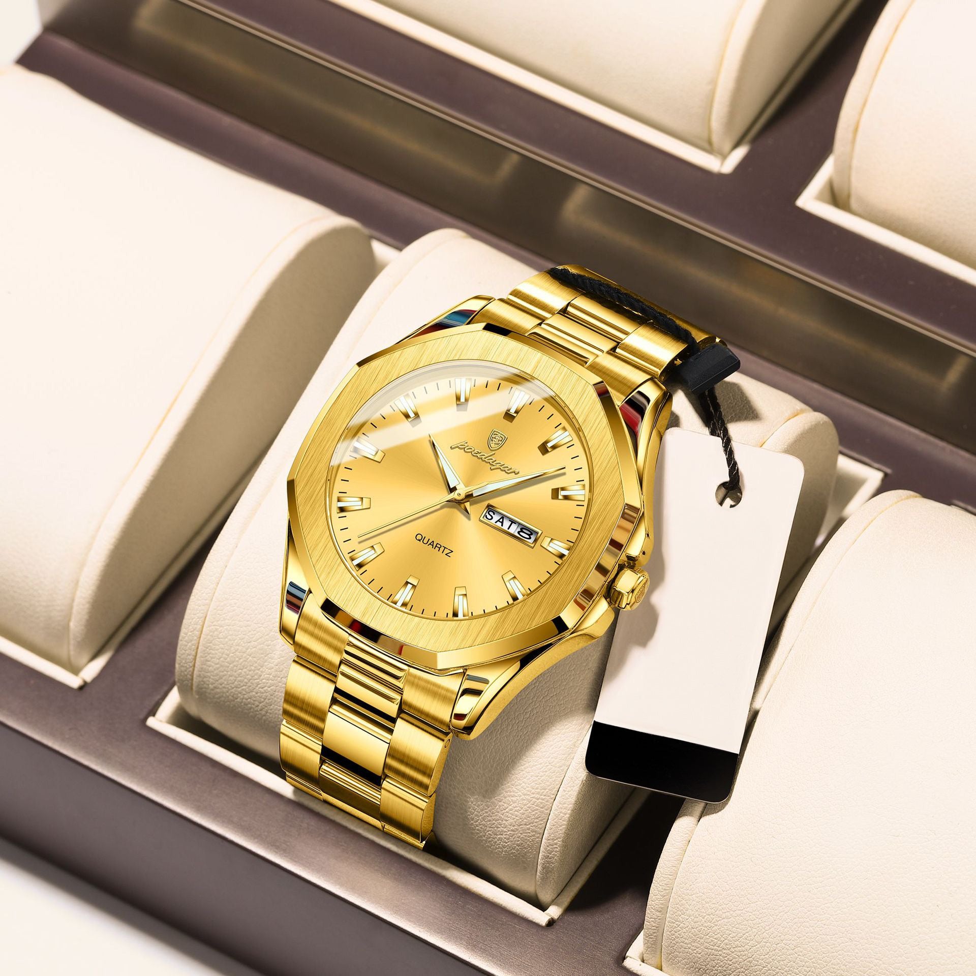Aleah Stainless Wristwatch - Gold