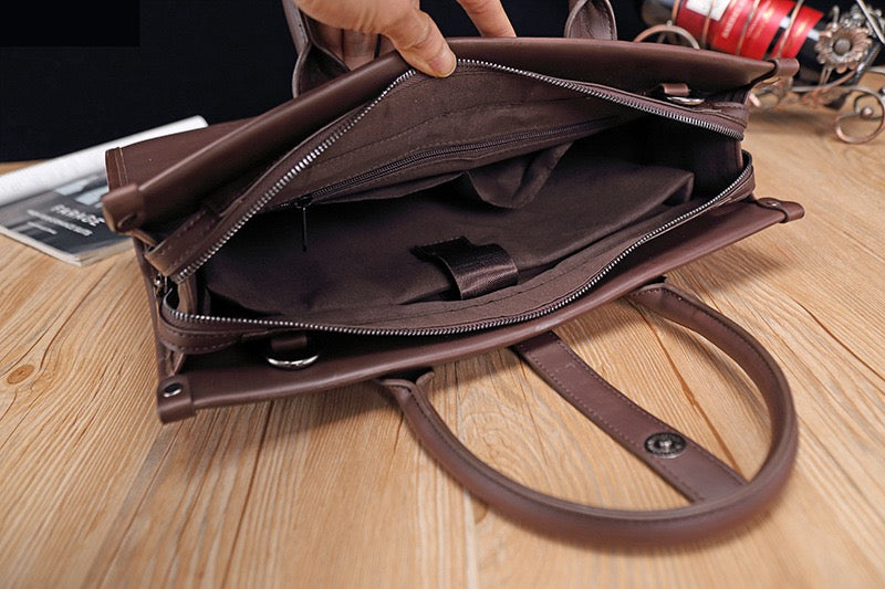 Aleah Satchel (Laptop) Bag - Brown