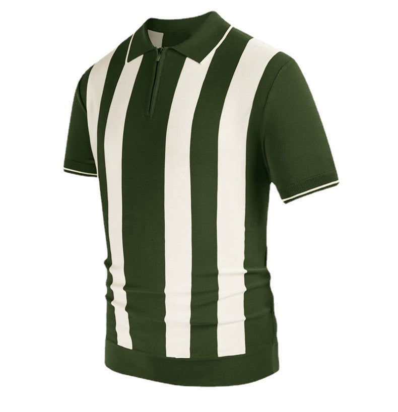 Casey Zipper Collar Viscose Shirt