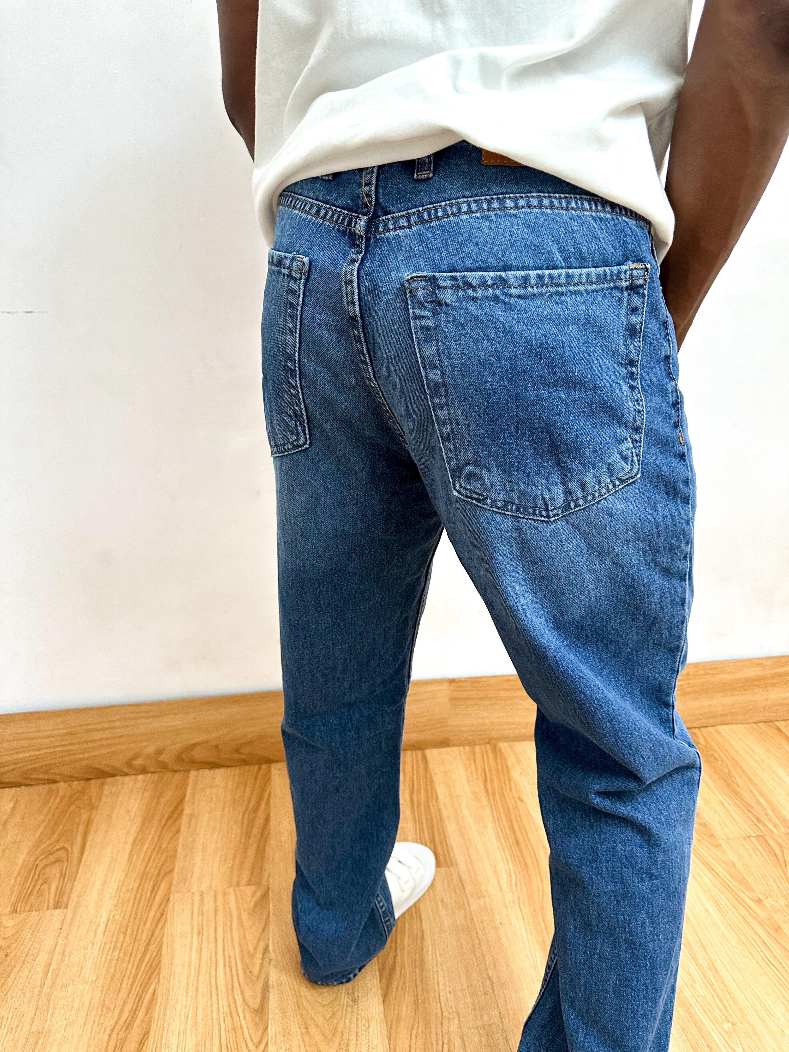 Callen Shark Gill Stripe Relaxed Baggy Jeans