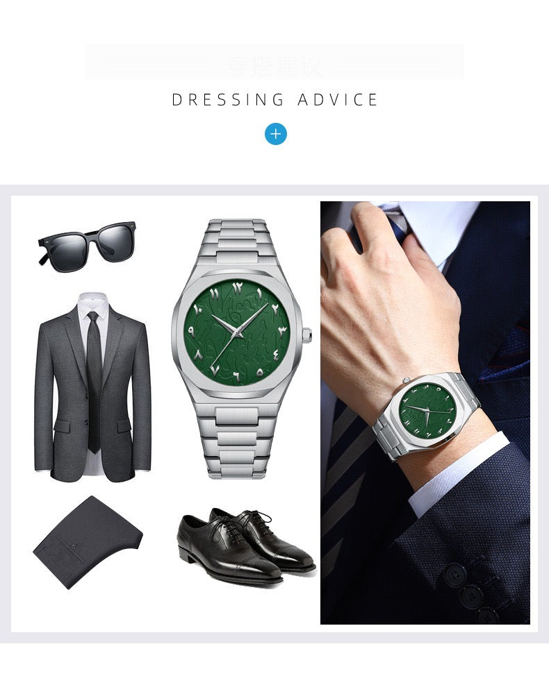 Alba Stainless Wristwatch - Silver/Blue