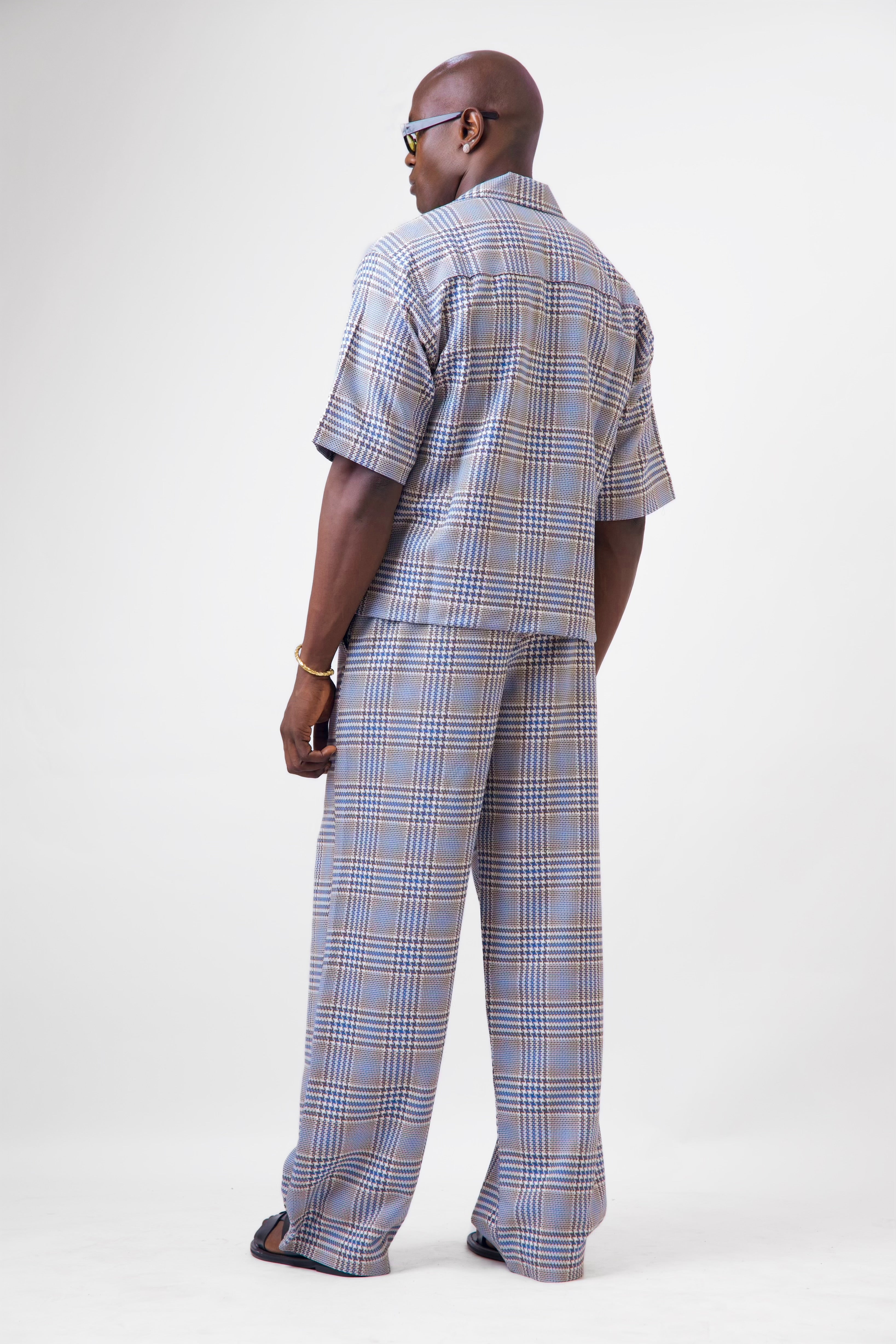 Cai eaZy Baggy Drawstring Tweed Pants-2