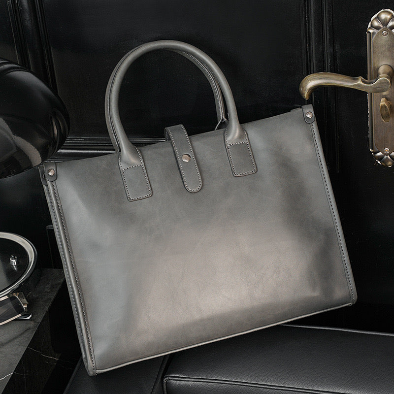 Aleah Satchel (Laptop) Bag - Grey