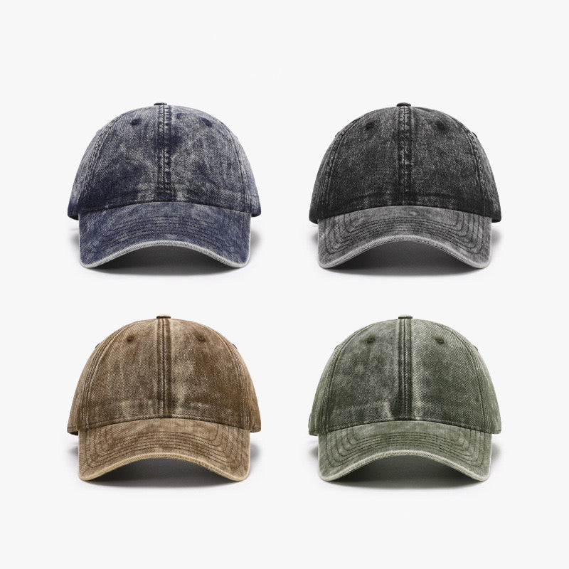 Austin Washed Denim Baseball Cap (96GSM)