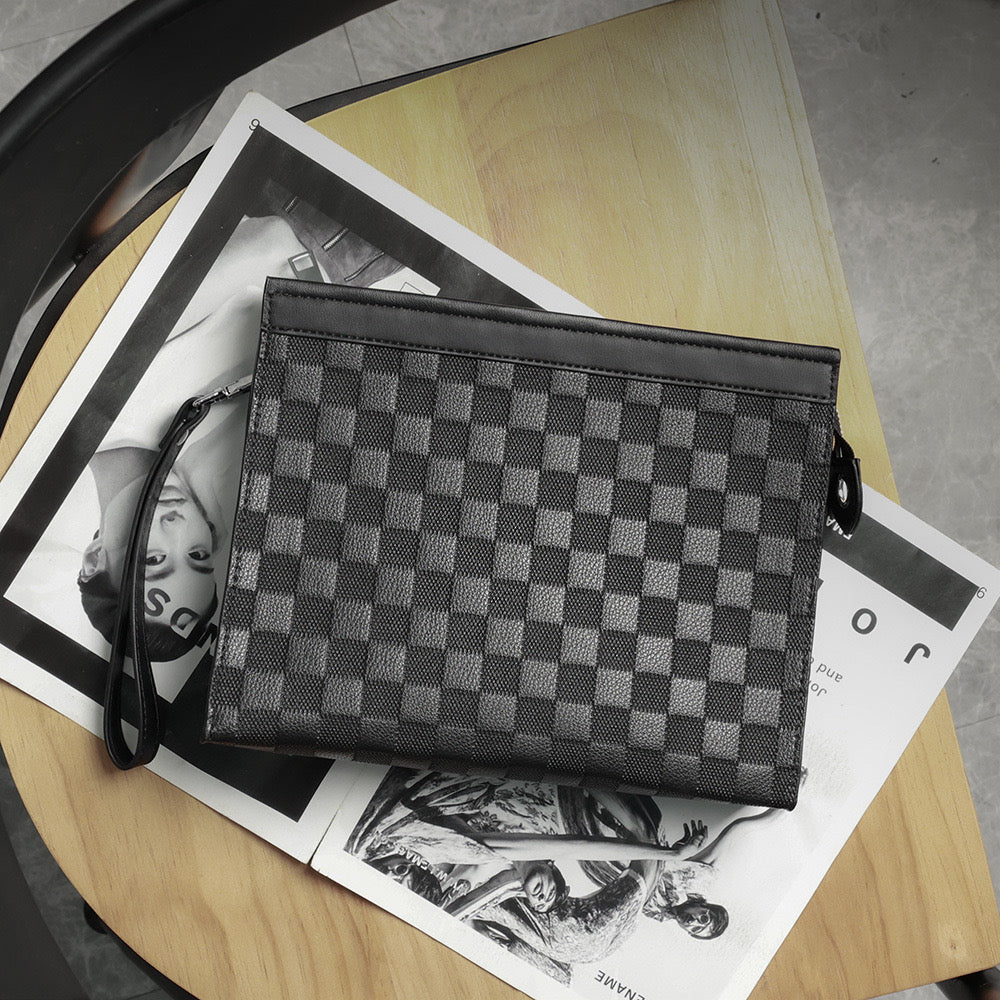 Asher Textured Zipper Purse