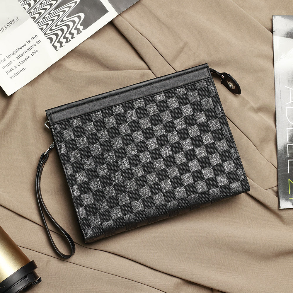 Asher Textured Zipper Purse